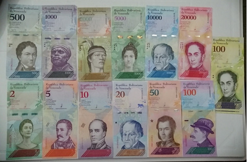 Billetes Bolívares De Venezuela