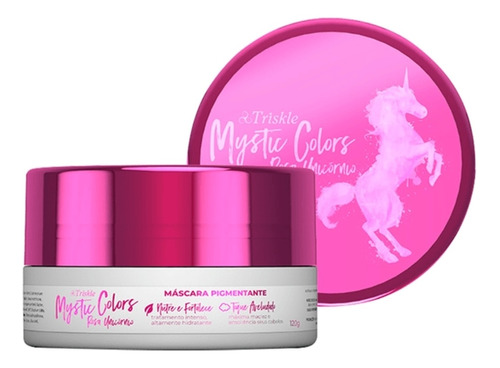 Matizador Triskle  Mystic Colors tom rosa unicornio para cabelo