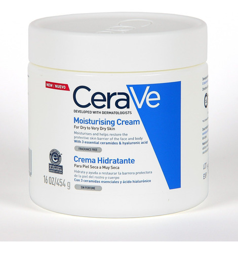 Crema Hidratante, Cerave 454gr
