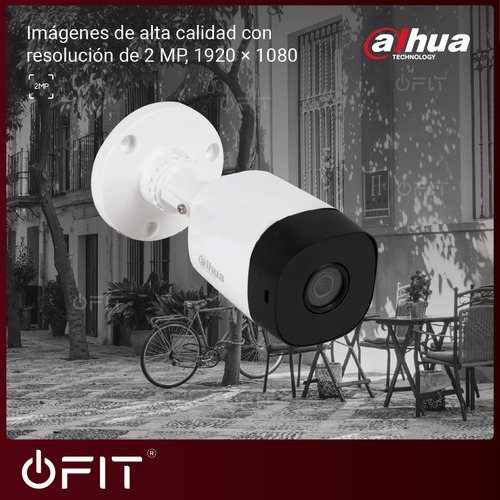 Imagen 4 de 10 de Camara Seguridad Dahua Bullet 2mpx Full Hd 3,6 Exterior
