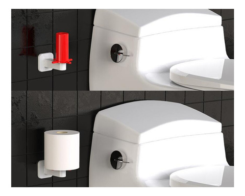 Dispensador De Lenços De Branco + Vermelho