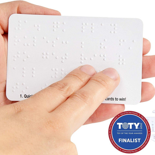 Imagen 4 de 6 de Juego De Mesa Cartas Uno Braille Discapacidad Visual Braile