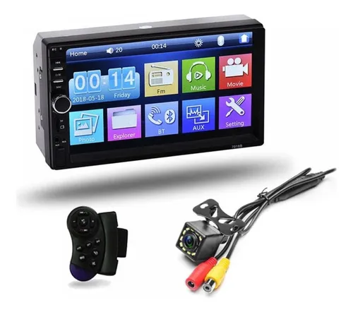 comprar Autoradio Mp5 7 Pulgadas Bluetooth + Camara + Mando De Timon