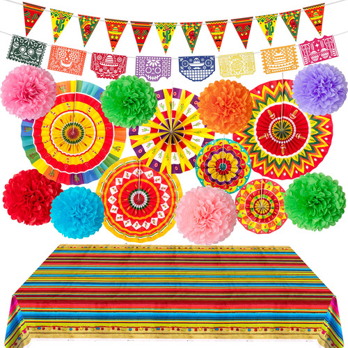 Decoraciones De Fiesta Mexicana Con Temática De Fiesta .