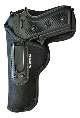 Coldre Neoprene Pistola Pt100 92 1911 Md6 G17 G22 Canhoto