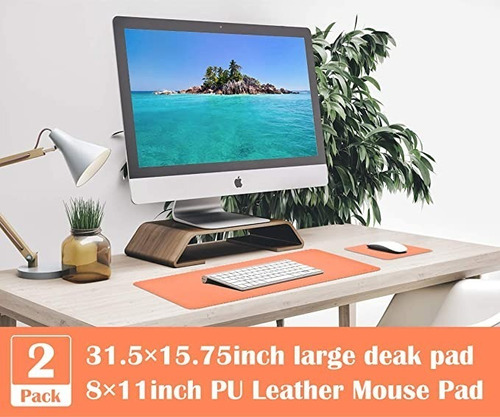 Imagen 6 de 6 de Tapete O Mouse Pad Largo De Color Doble. 80x40cm Exito Corp