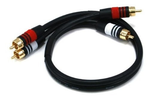 Cable Ra Calibre Estadounidense Awg 2 Conector Rca Color