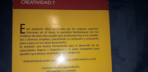 Test De Inteligencia 22 Test Y 278 Ejercicios (Usado)