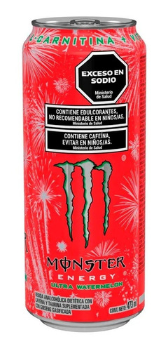 Energizante Monster Ultra Watermelon Pack 6 Unid 473cc