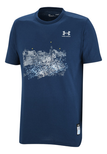 Remera Under Armour Obelisco Para Hombre En Azul | Stock Cen