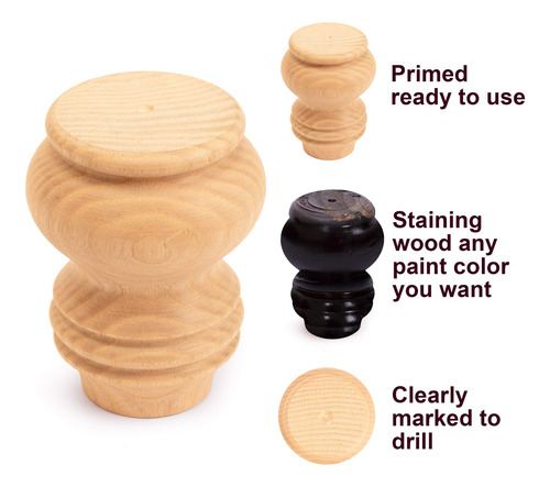 Juego De 4 Patas Para Muebles, Patas Cortas De Mesa