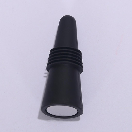2 Tapón De Botella De Vino De Silicona Tapón De Negro