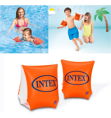 Flotador Salvavidas Intex Brazos Inflable Niños