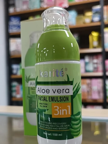 Emulsión Hidratante Aloe Vera Marca Karite Hidratante 