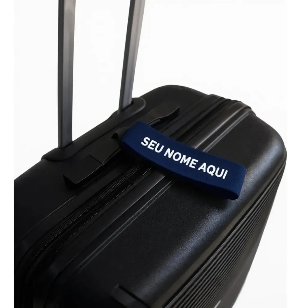 Identificador De Mala Personalizado+nome Ajustável Bagagem Azul-marinho