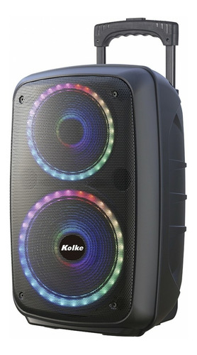 Imagen 2 de 3 de Parlante Kolke Cromos KPB-510 portátil con bluetooth negro