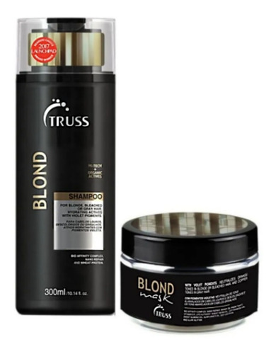 Truss Shampoo Blond 300ml + Mascara Blond 180g