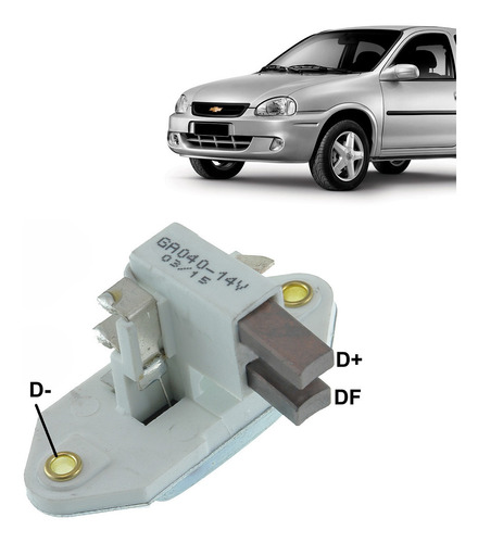 Regulador De Voltagem Corsa 1.0 Mpfi Ga040 14v