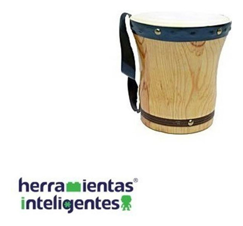 I001c Bongo Infantil Piel Madera Musical Educar