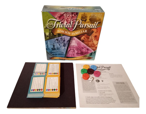 Trivial Pursuit Edición Familiar Original De Hasbro Completo (Usado)