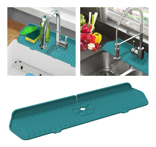 Alfombrilla Para Grifo De Fregadero Protector Para Verde