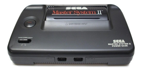 Consola Sega Master System II 8KB Standard color  negro