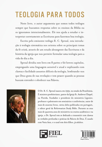 Somos todos Teólogos, de Sproul, R. C.. Editora Missão Evangélica Literária, capa dura em português, 2018