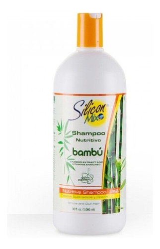 Shampoo Silicon Mix Nutritivo Bambu Para Hidratação 1litro