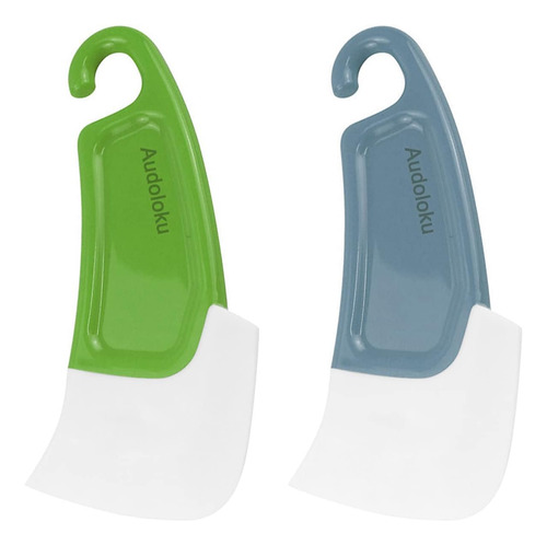 Raspador De Silicona Para Limpiar Platos - 2 Unidades (verde