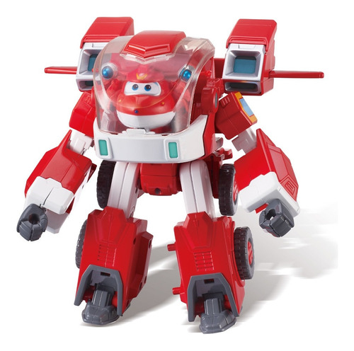 Carro Transformável Super Wings Robot Jett Multikids -br1899