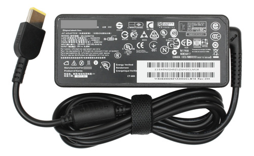 Cargador 0a36262 20v/2.25a 45w Punta Rectangular Amarillo