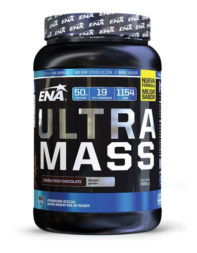 Ultra Mass Gainer Ena Ganador Peso 1.5kg Proteinas Vitaminas