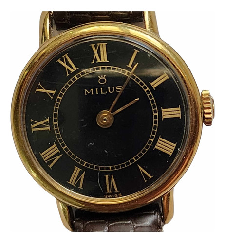 Reloj Milus Dama Cuerda Decada 80 Vintage Swiss Made