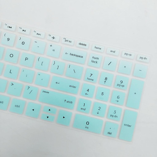 Cubierta De Teclado De Escritorio Verde Claro 15,6 Pulgadas