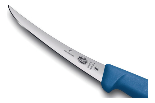Cuchillo Deshuesador Victorinox® Curvo Flexible, 15cm Color Azul