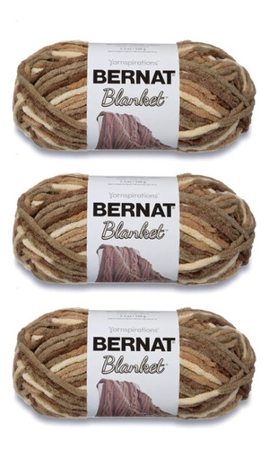 Bernat Blanket Sonoma Yarn, Paquete De 3 Unidades De 150 G/5