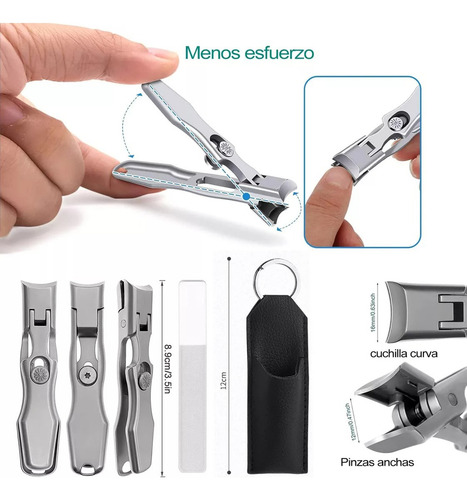 Cortauñas Alemán Para Hombre, Cortauñas Ultra Afilado 420