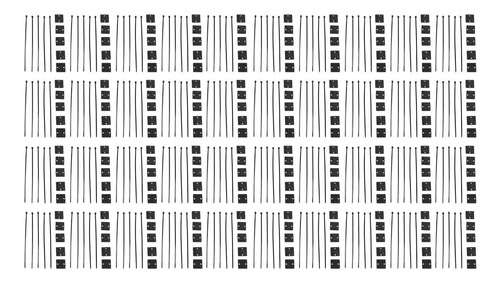 Bridas Para Cables Con Cremallera, 200 Unidades, De Nailon,