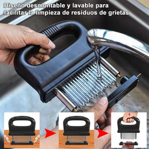 Ablandador De Carne Cuchillas,48 Cuchillas Para Ablandar