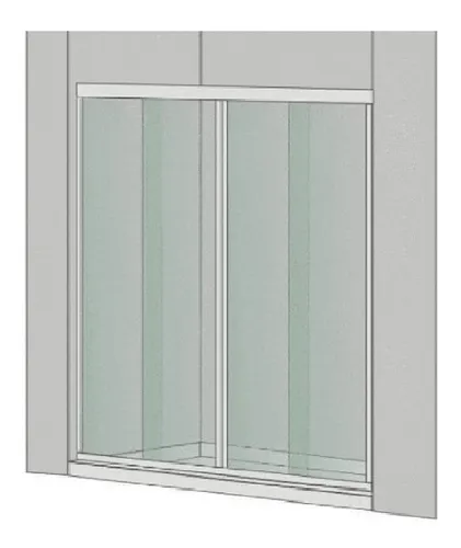 Mampara Para Baño 180x160 Cm 4 Hojas De 6mm / Camino 1