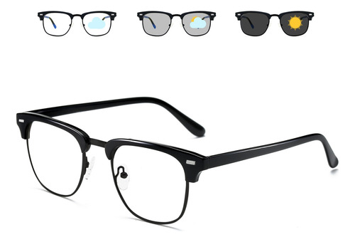 Lentes Fotocromáticos Computadora Hombre Mujer Anti Luz Azul