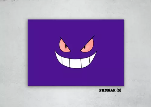 Quadro e poster Evolução Gengar - Pokemon - Quadrorama