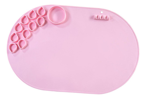 Tapete De Silicona Para Manualidades, Tapete De Pintura Rosa