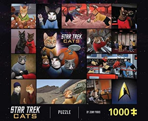 Chronicle Books Star Trek Cats Puzzle 1000 Piezas