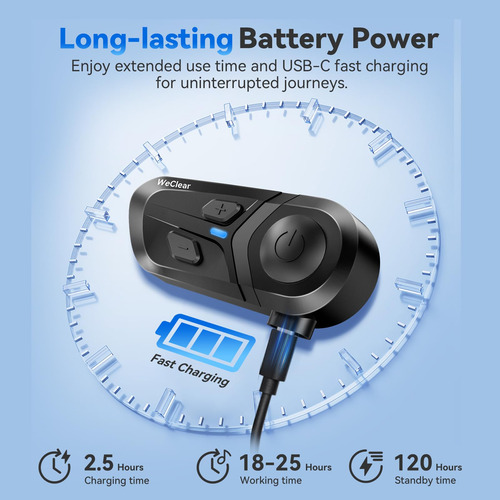 Auriculares Bluetooth L1 Para Motocicleta Ip67 V5.3 Mmg