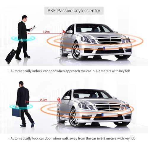 Easyguard Ec003n-k-1 Pke Sistema De Alarma De Coche Con Bloq