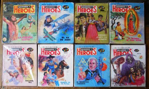 Hombres Y Heroes Primera Epoca Paquete De 10 Revistas 80´s