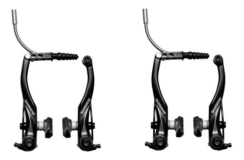 Frenos V-brake Juego Trasero Y Delantero - Shimano Alivio