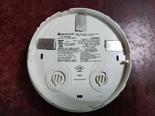 Detector De Humo Y Calor Fsp-851t Notifier