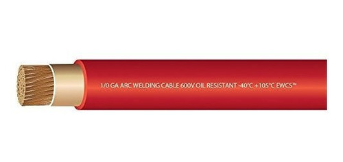 Cable De Soldadura Extra Flexible 10 Galgas Premium 600 Volt